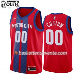 Maillot Basket Detroit Pistons Personnalisé 2019-20 Nike City Edition Swingman - Enfant